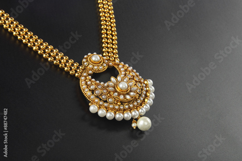 Indian Traditional Gold Necklace