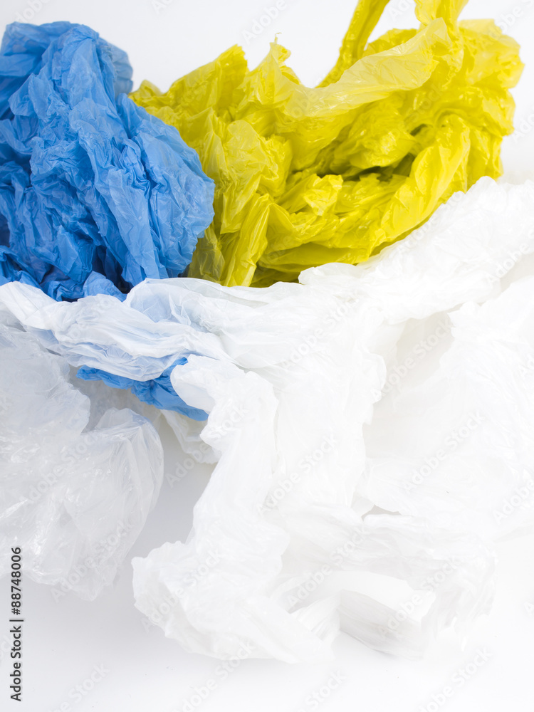 custom made wallpaper toronto digitalPlastic carrier bags on white background