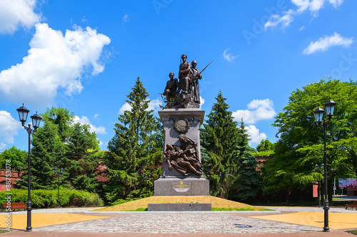 The monument to soldiers of the Russian Imperial army