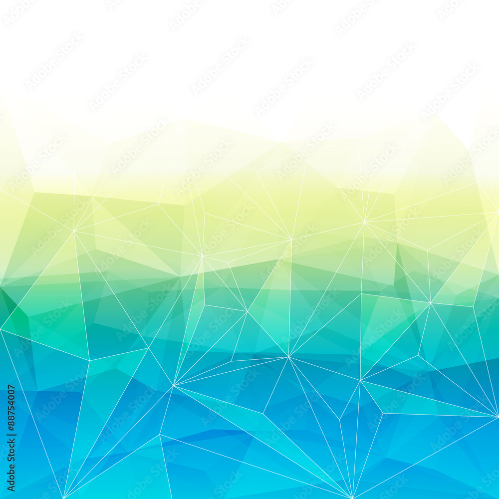 Fototapeta premium Colorful abstract crystal background.
