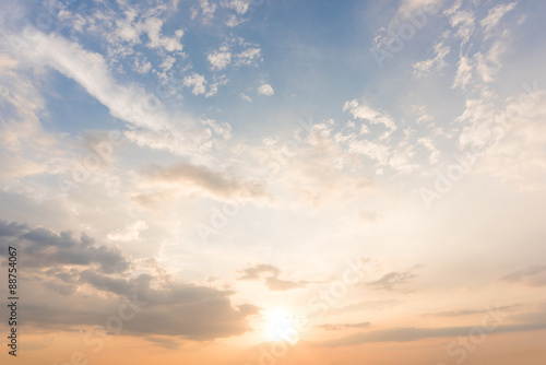 Fototapeta Naklejka Na Ścianę i Meble -  sky sunset background