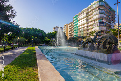 Park Fountain Nicolas Salmeron in Almeria, Spain
