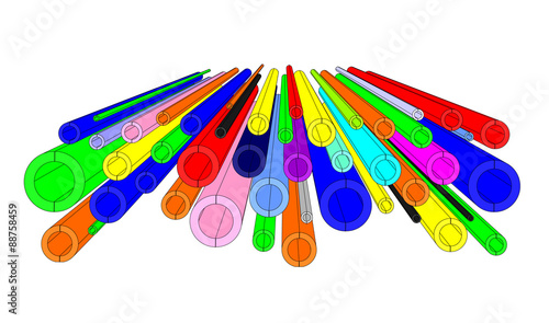 Принти на полотні Color decor for orginal titles