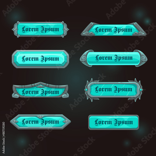 Vector elements for game design