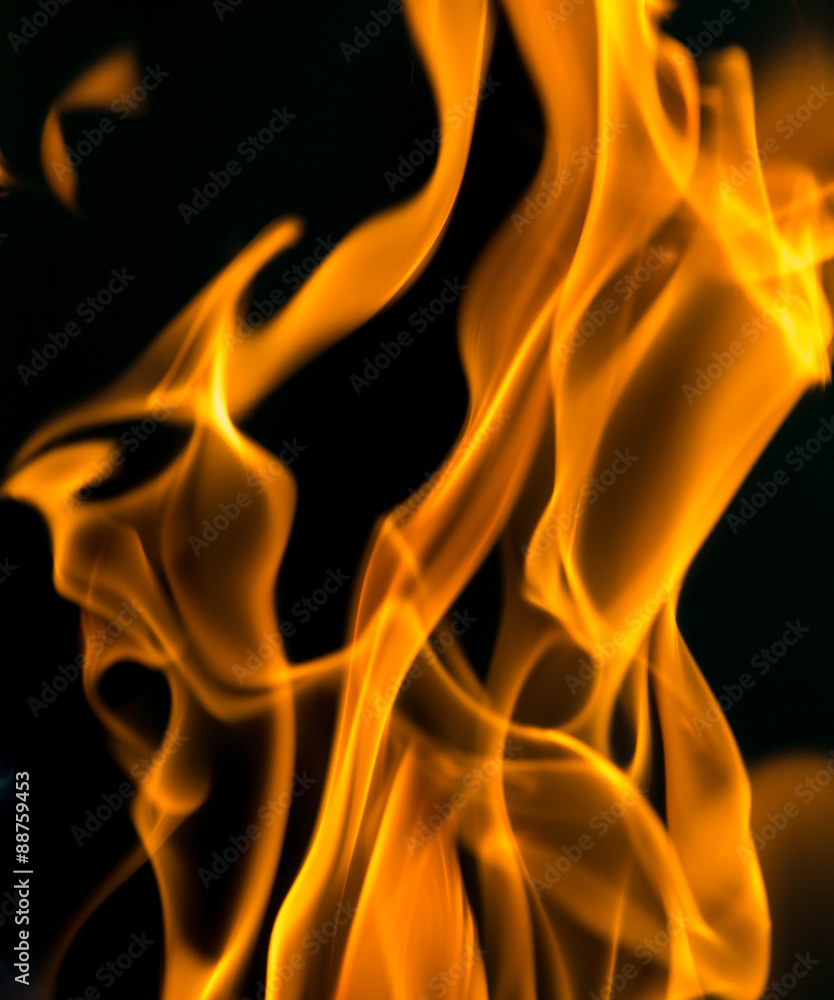 fire on black close up abstract background fire on black close up abstract background