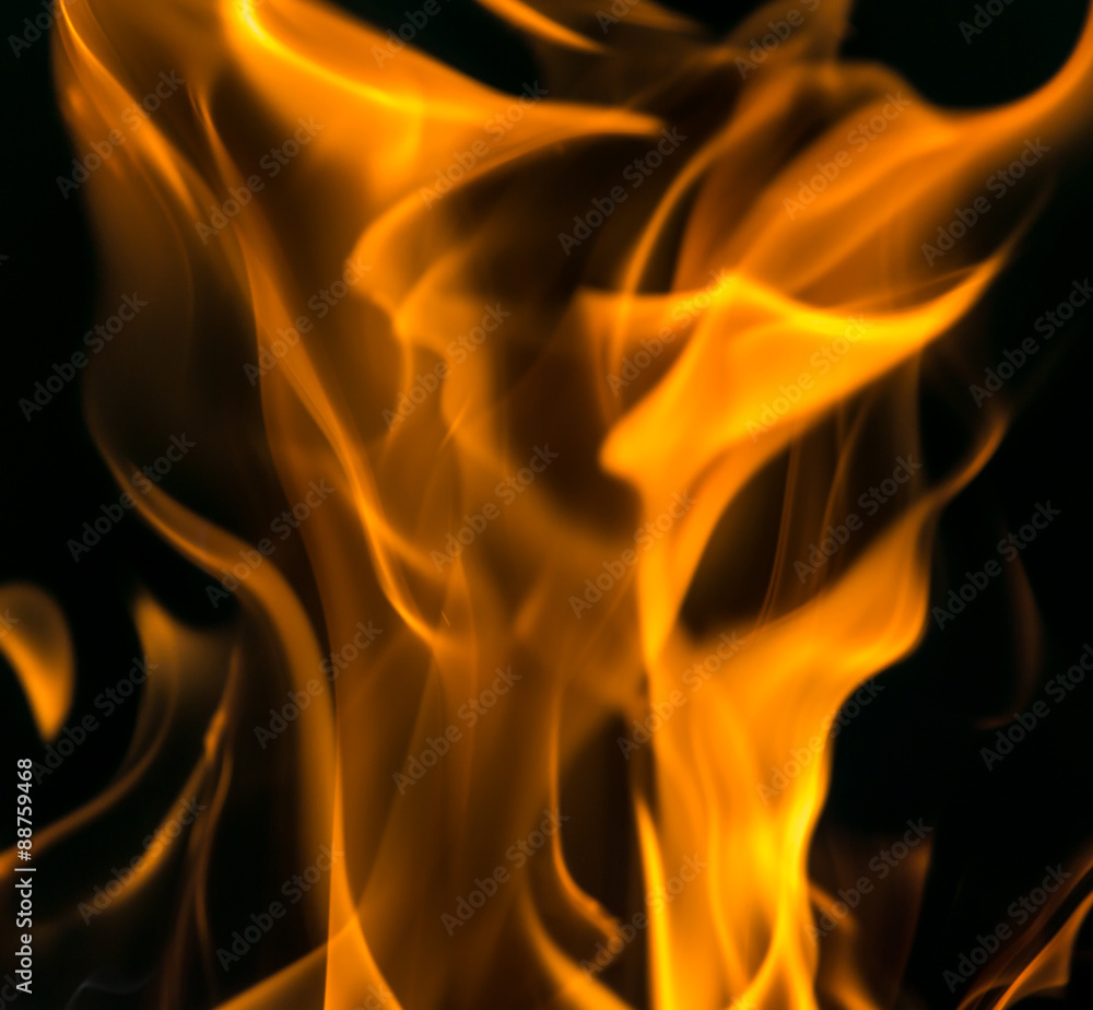 fire on black close up abstract background fire on black close up abstract background