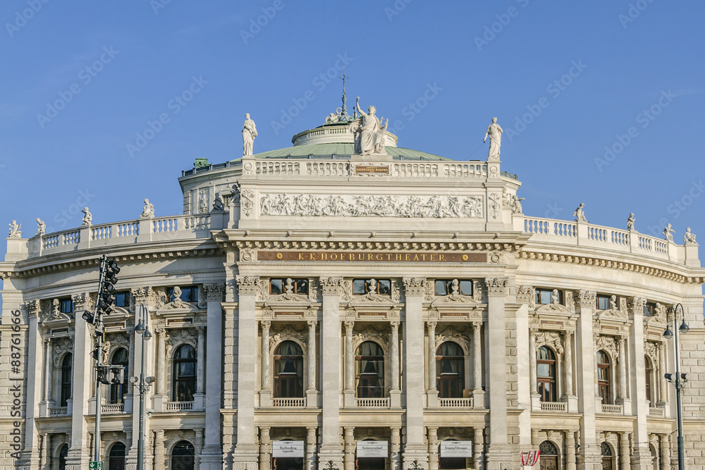 Burgtheater (Court Theatre, 1888), Vienna, Austria.