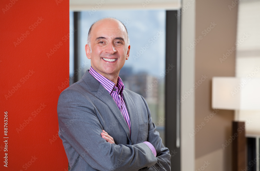 Portrait of a happy business man Portrait of a happy business man