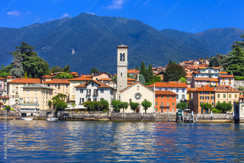 Lago di Como - beautiful Torno village. north of Italy