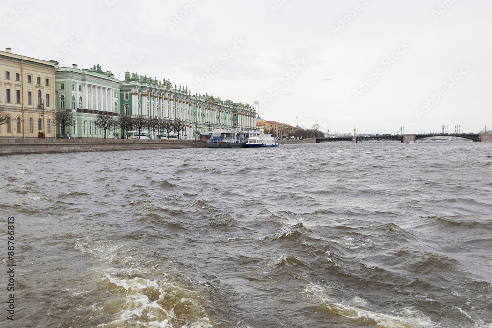Street views of Saint Petersburg.