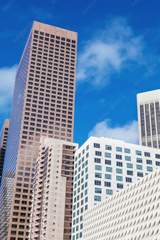 Skyscrapers in downtown LA, Los Angeles