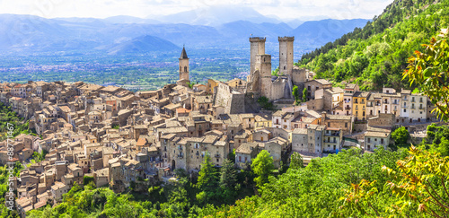 beautiiful medieval villages of Italy - Pacentro (Abruzzo) photo