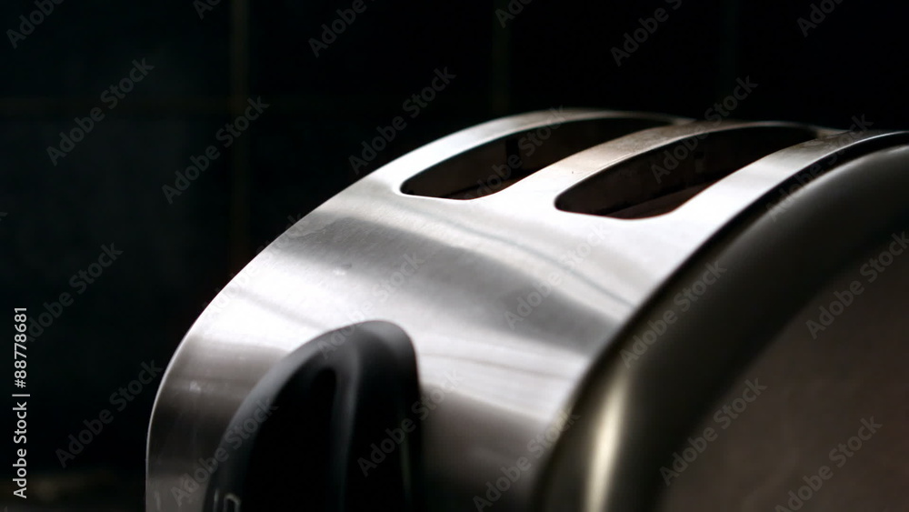 Toast popping in the toaster