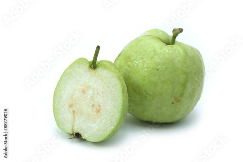 guava fruit isolated on white background