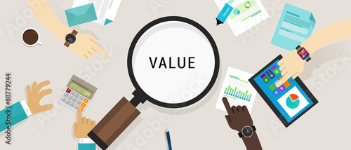 value proposition customer concept vector icon illustration photo