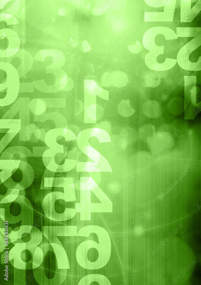 Fototapeta premium retro style numbers