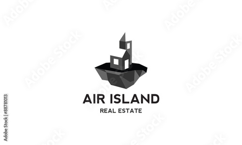 Wallpaper Mural Logo concept "Air Island Real Estate" Torontodigital.ca