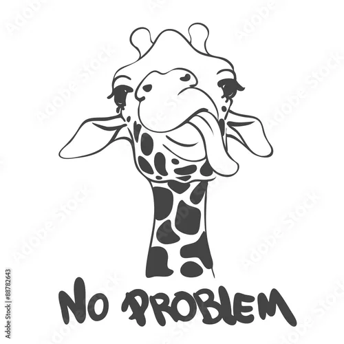 Fototapeta samoprzylepna żyrafa