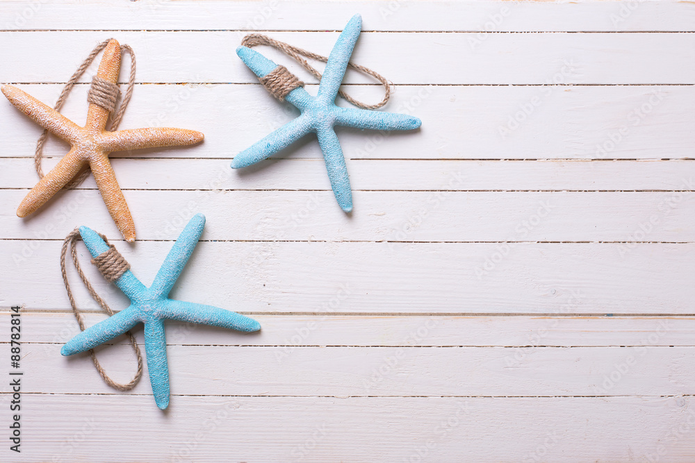 Marine items on wooden background. Marine items on wooden background.