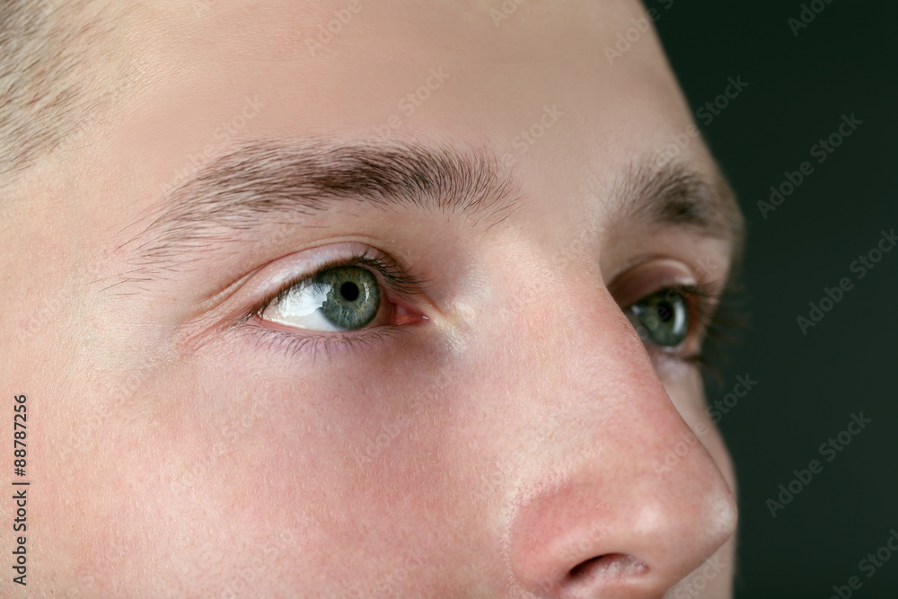 Fototapeta premium Male face close up