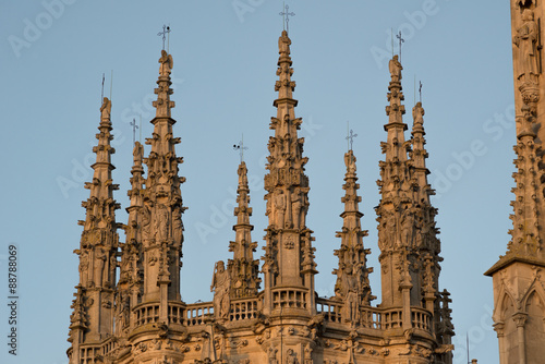 Agujas del cimborrio de la catedral de Burgos