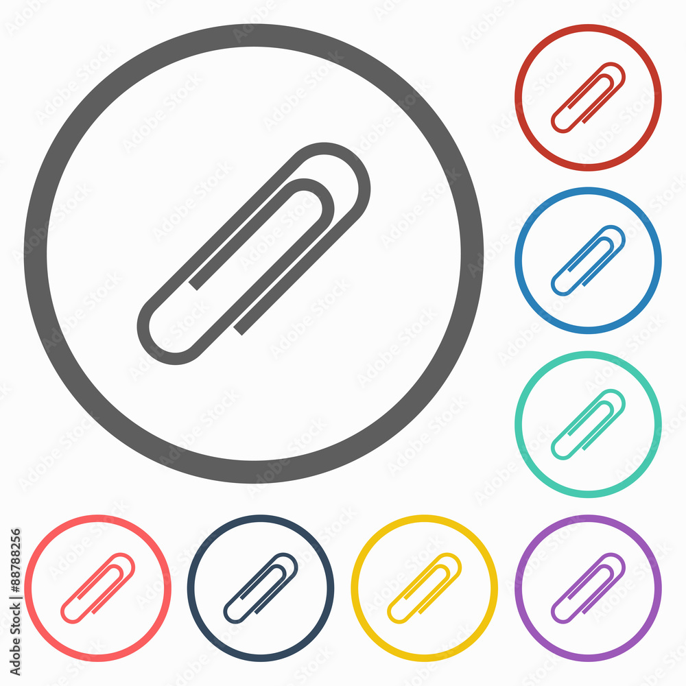 paper clip icon paper clip icon