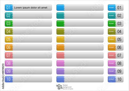 Infographics Web Banner & Label Design