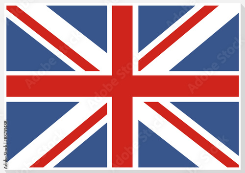Flag of Great Britain. Official UK flag of the United Kingdom.