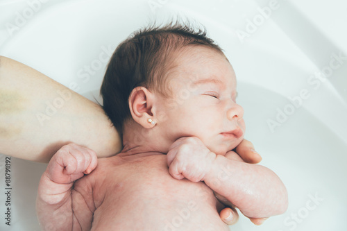 Newborn bathroom