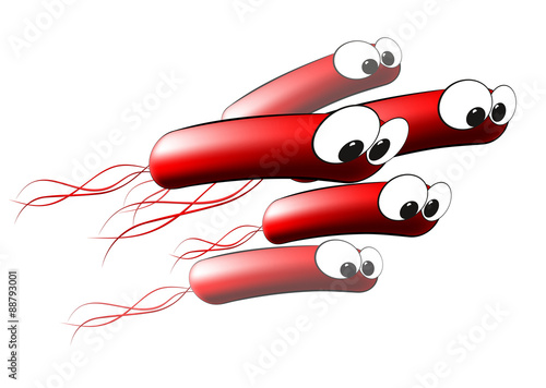 Escherichia coli – Cartoon