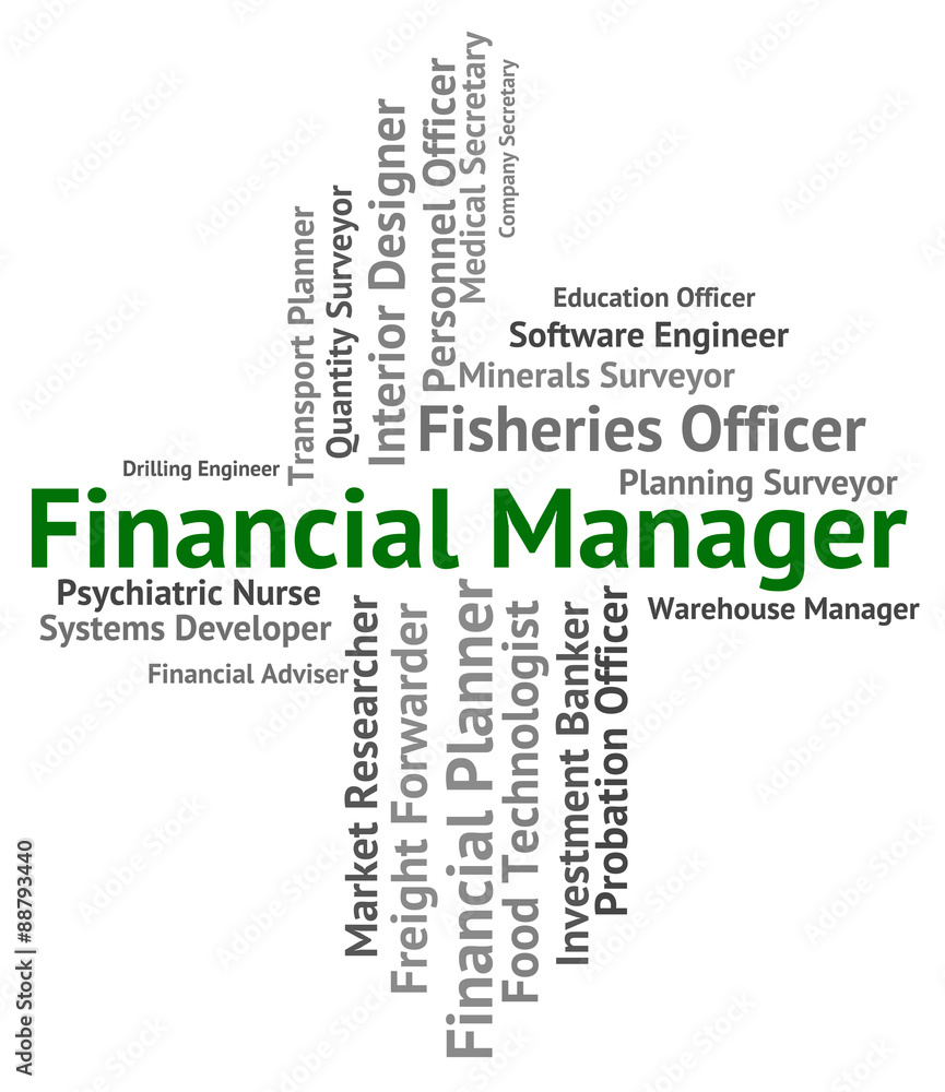 Financial Manager Represents Position Work And Earnings Financial Manager Represents Position Work And Earnings