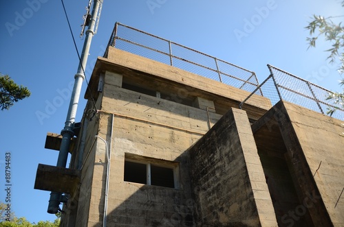 world war two coastal defence bunker photo