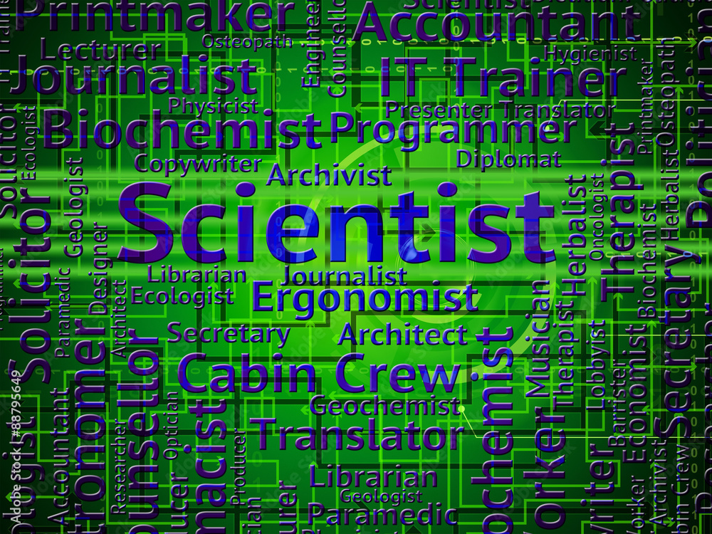 Scientist Job Indicates Position Research And Work Scientist Job Indicates Position Research And Work