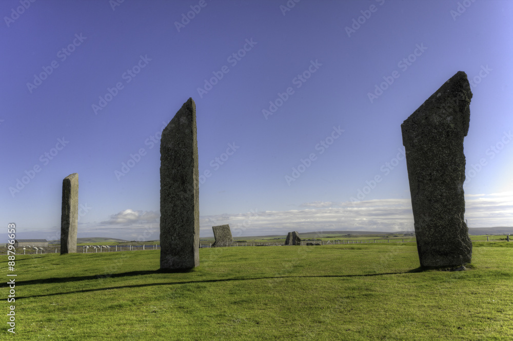 The Standing Stones of Stenness in Orkney