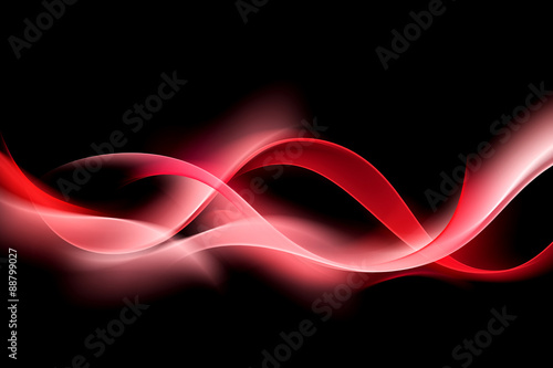 red abstraction wave background