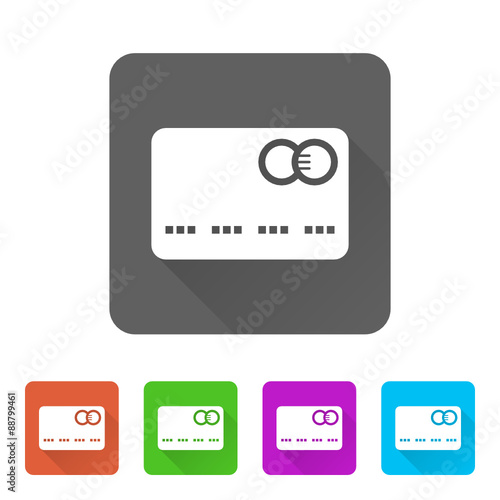 App Icon Long Shadow - 5 Colors