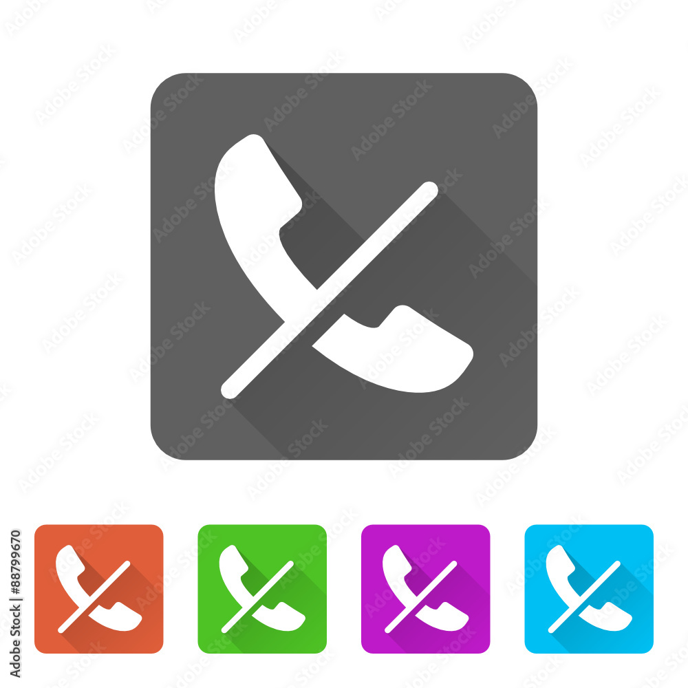 App Icon Long Shadow - 5 Colors App Icon Long Shadow - 5 Colors