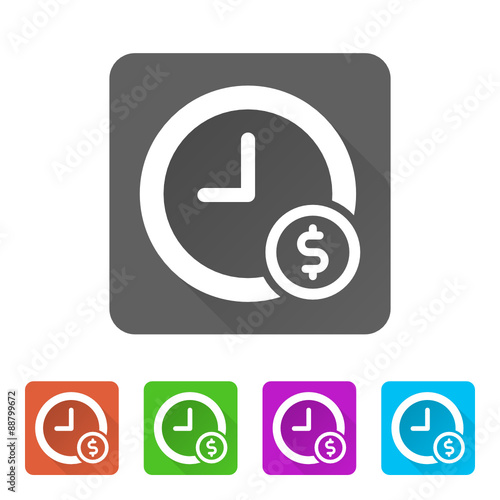 App Icon Long Shadow - 5 Colors