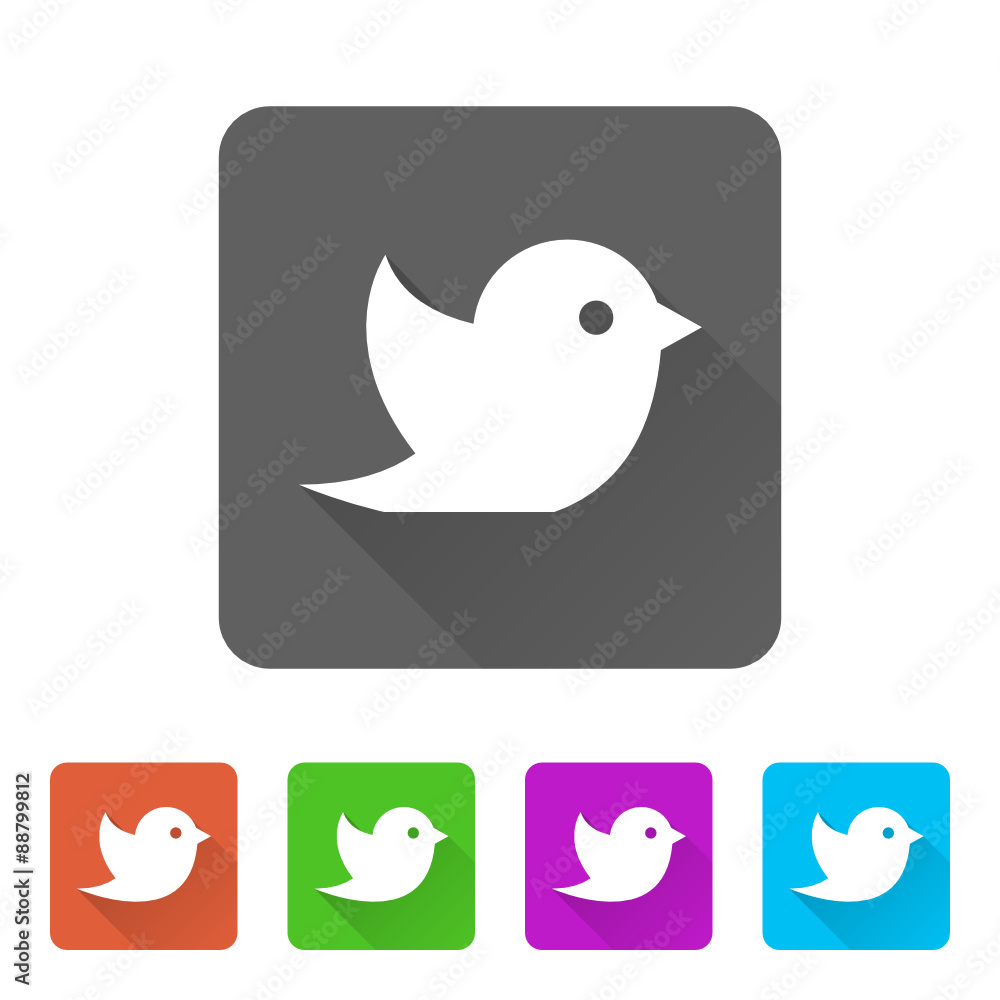 App Icon Long Shadow - 5 Colors App Icon Long Shadow - 5 Colors