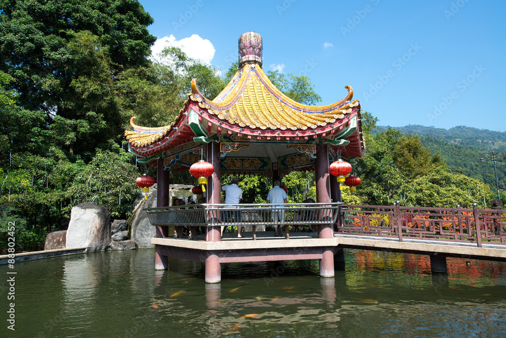 Buddhist temple Kek Lok Si in Penang, Malaysia, Georgetown