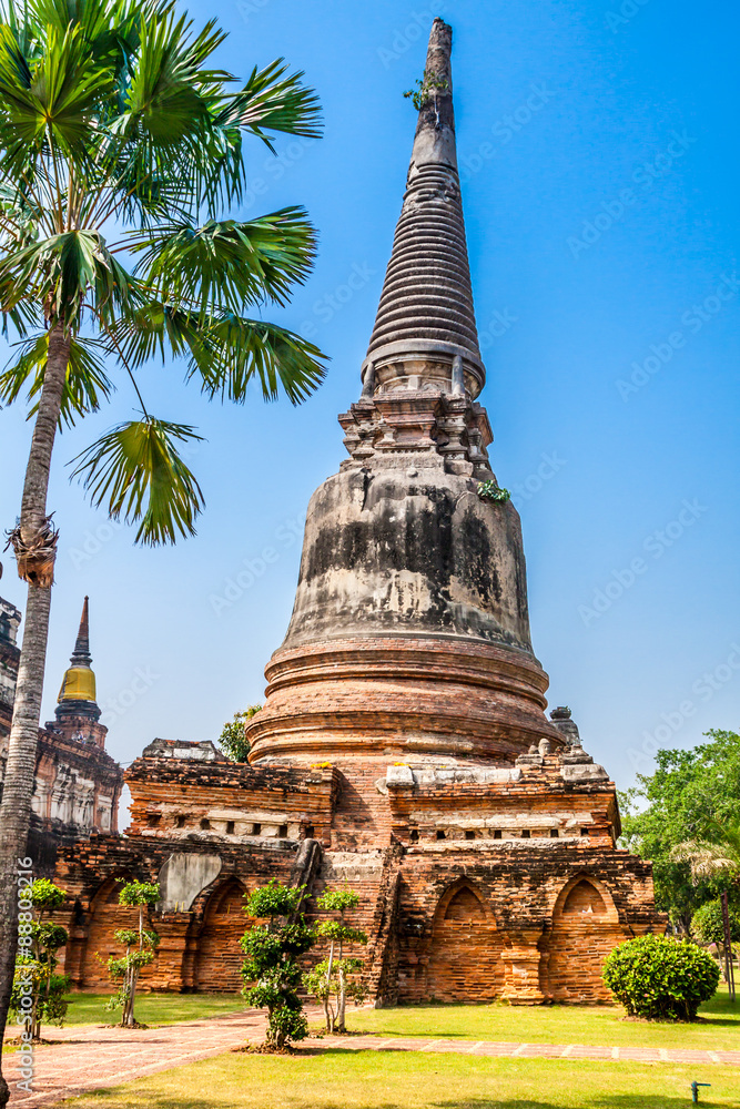 Wat Yai Chaimongkol Temple in Ayutthaya Thailand Wat Yai Chaimongkol Temple in Ayutthaya Thailand
