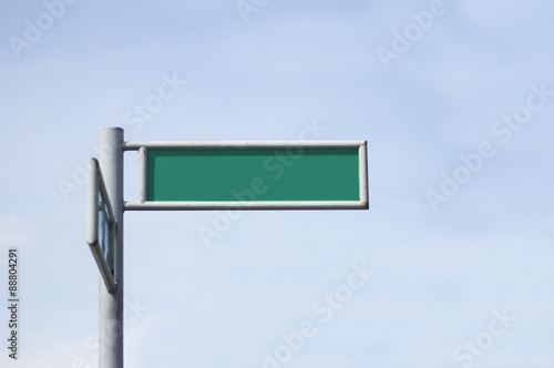 Green Street Sign Board