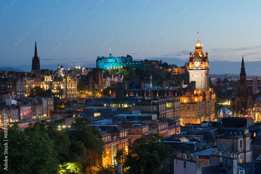 Edinburgh city, Scotland, uk