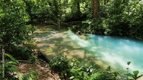 der Fluss Rio Celeste in Costa Rica