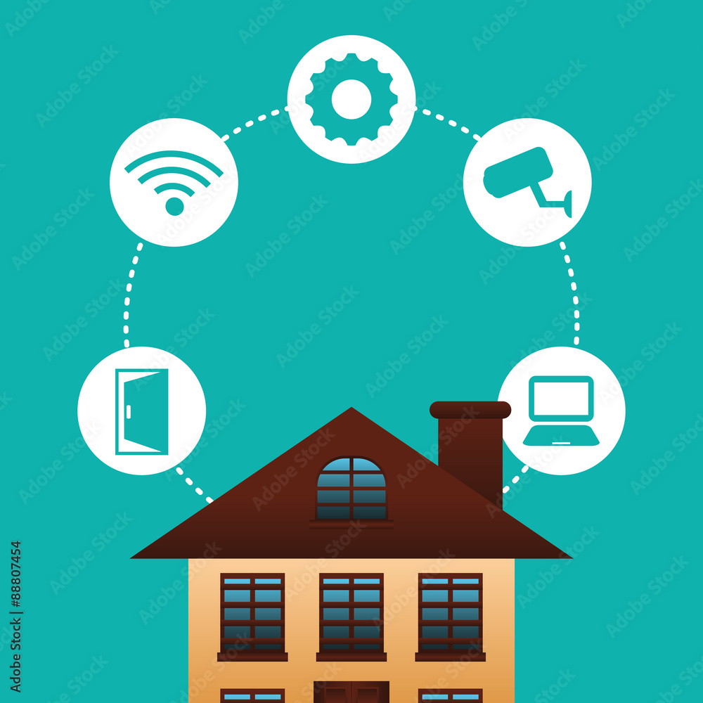 Fototapeta premium Home insurance design
