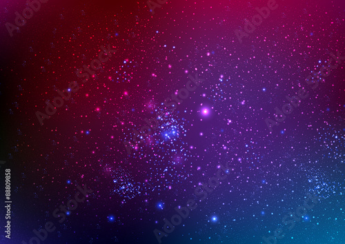 The background of the night sky with stars