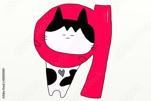 数字の9とねこ Stock イラスト Adobe Stock 数字の9とねこ Stock イラスト Adobe Stock
