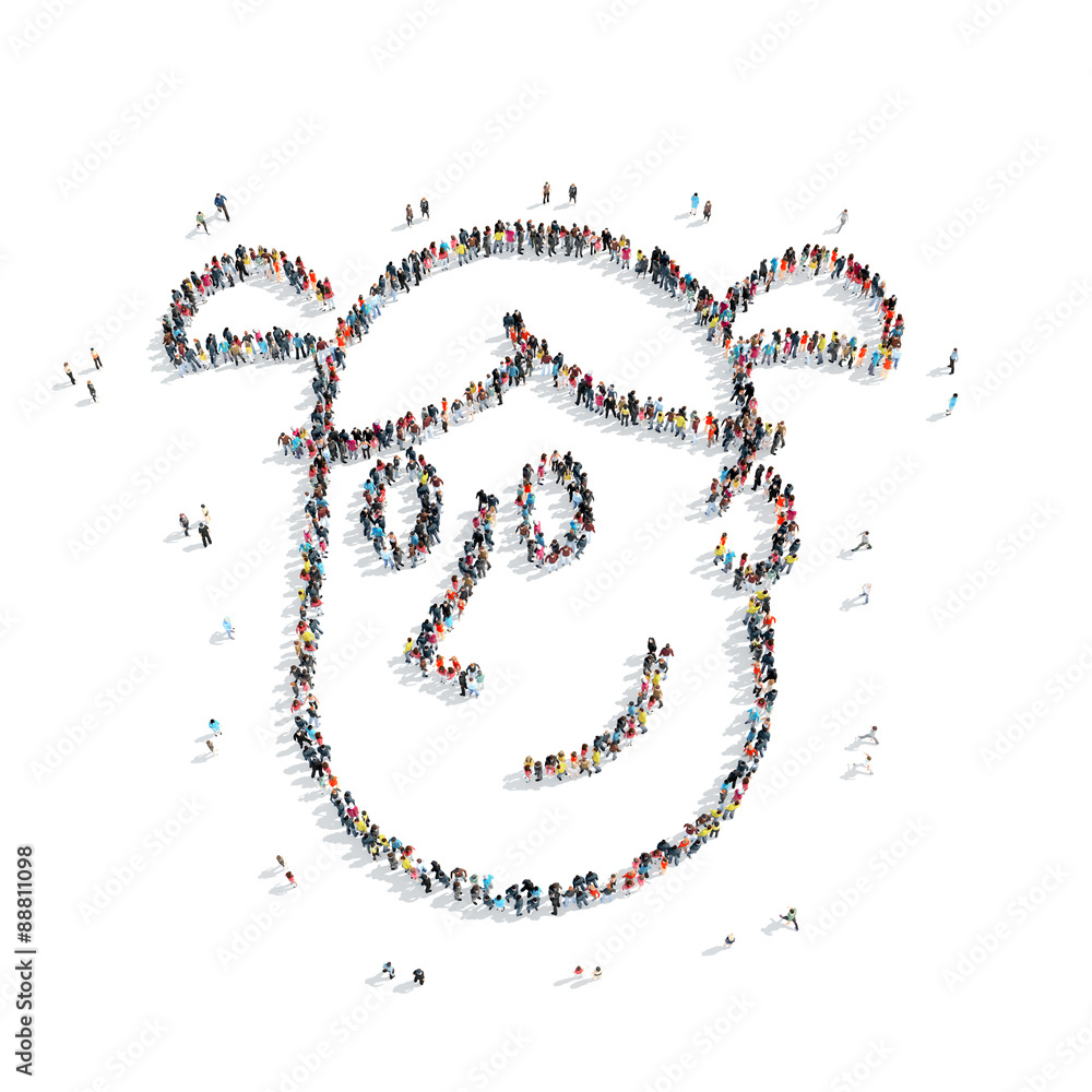 group people shape man group people shape man