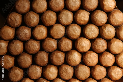 Tableau sur toile bunch of cigars in a humidor
