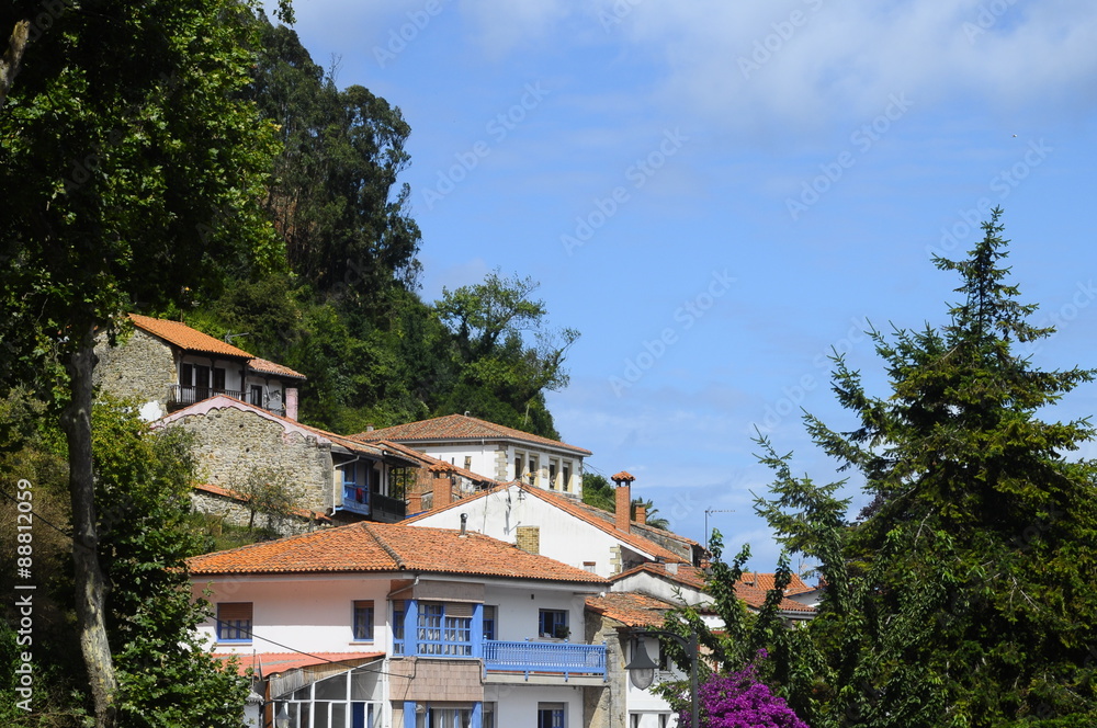 Fototapeta premium Tazones fish village in Spain